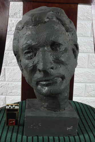 Büste Rudi Polaschek 1956 Portrait Wilhelm Raab