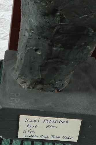 Büste Rudi Polaschek 1956 Portrait Wilhelm Raab