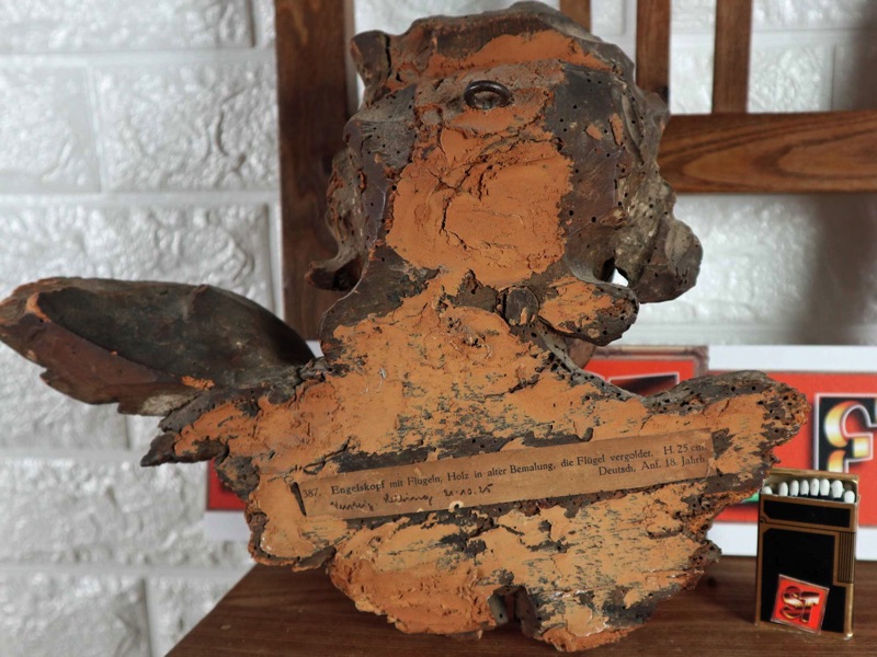 Engelskopf antik deutsch vor 1800 Putto