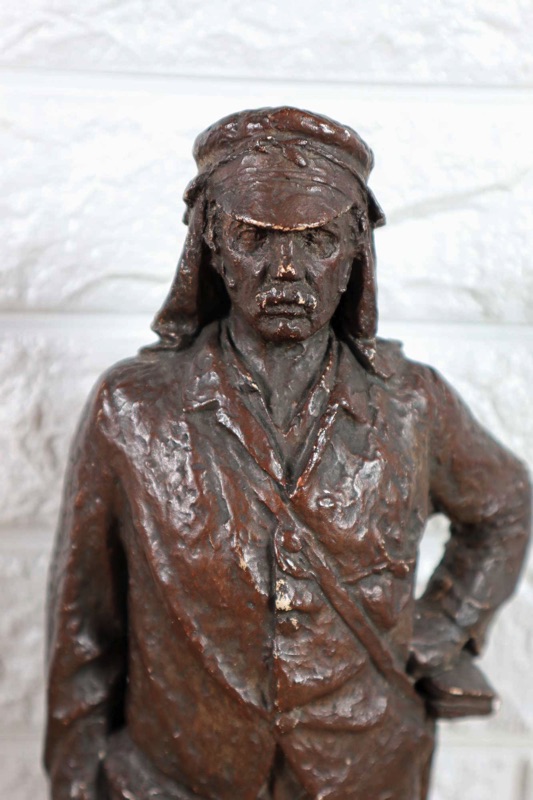 Figur Mann mit Gehstock Masse