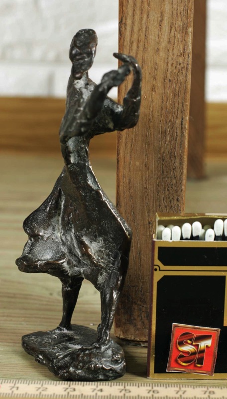 Günter Rossow Bronze Figur Mann