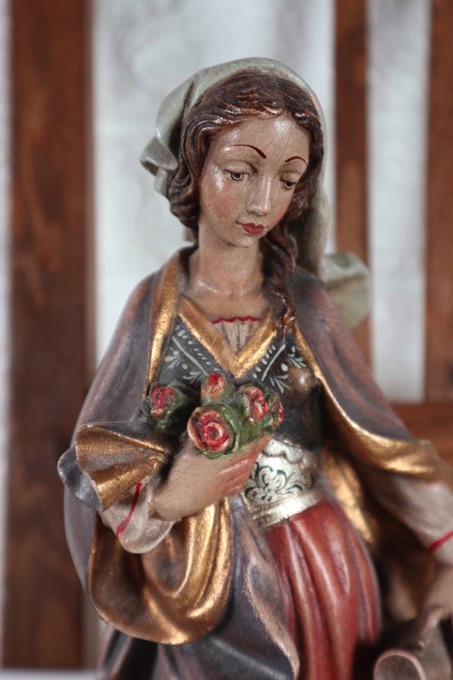Holzfigur Oberammergau Allegorie Sommer