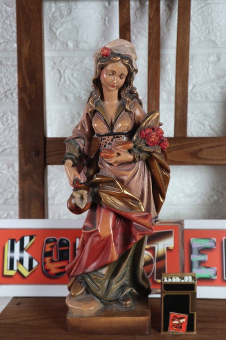 Holzfigur Oberammergau Kraus Allegorie Sommer