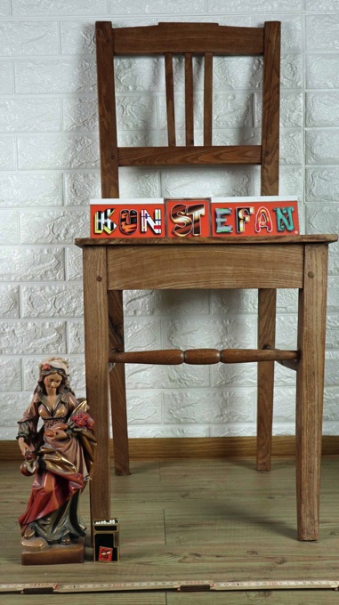 Holzfigur Oberammergau Kraus Allegorie Sommer