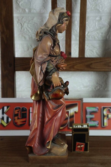 Holzfigur Oberammergau Kraus Allegorie Sommer