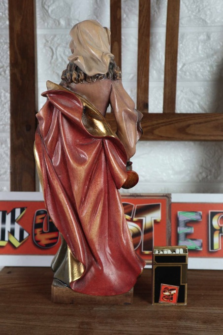 Holzfigur Oberammergau Kraus Allegorie Sommer