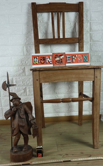 Holzfigur Schnitzerei Nachtwächter