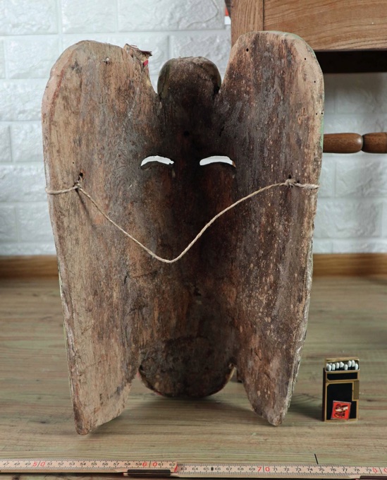 Holzmaske älter Mittelamerika Kopf