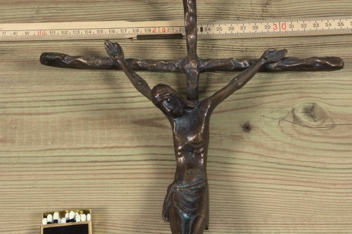 Kruzifix Bronze evtl Heinrich Söller 