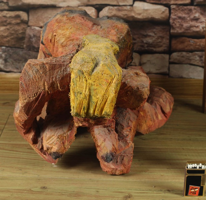 Michael Denkler Gietz Holz Skulptur Akt Fanny