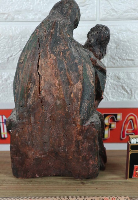 Pieta Holz Schnitzerei antik