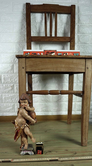 Putto Bienenkorb Holz Schnitzerei Oberammergau