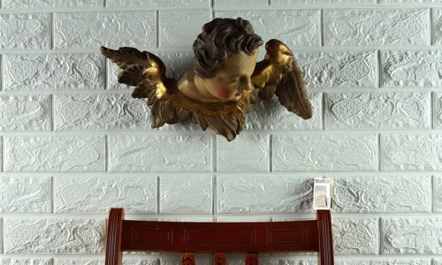 Putto Engel Holz antik 1