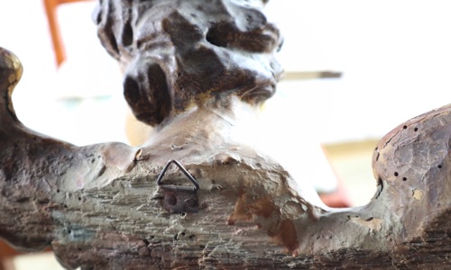 Putto Engel Holz antik 1