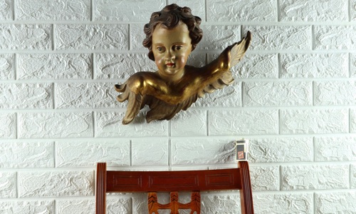 Putto Engel Holz antik 2