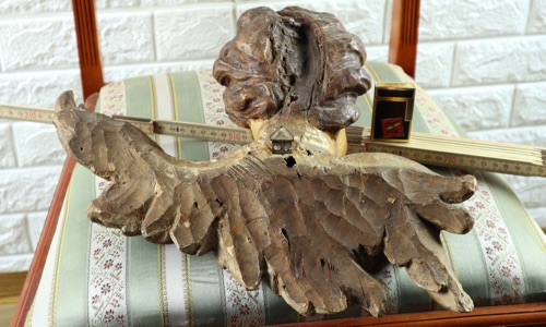Putto Engel Holz antik 2