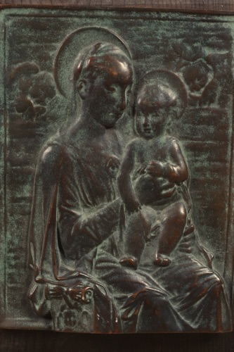 Relief Bronze Professor Varnesi nach Murillo Madonna