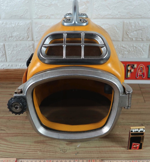 Taucherhelm Dräger DM 220 Helmtaucher Helm deep sea diving helmet Draeger DM220 6