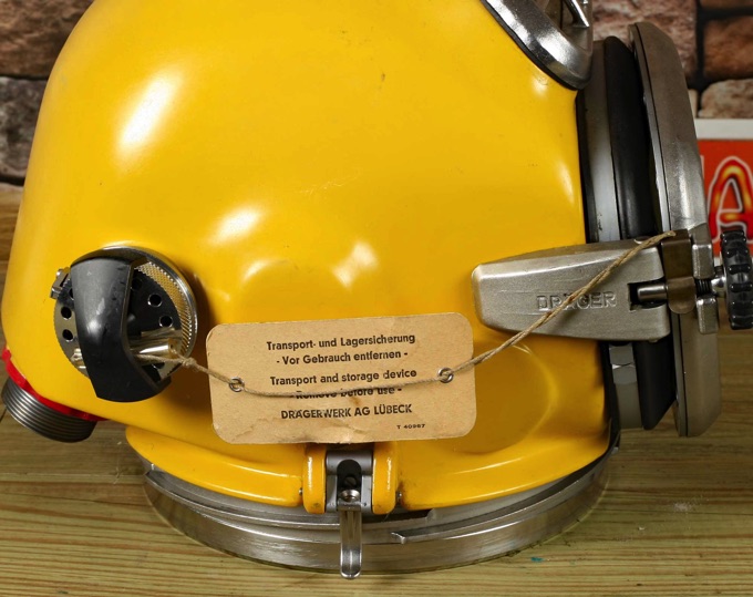 Taucherhelm Dräger DM 220 Helmtaucher Helm deep sea diving helmet Draeger DM220 8