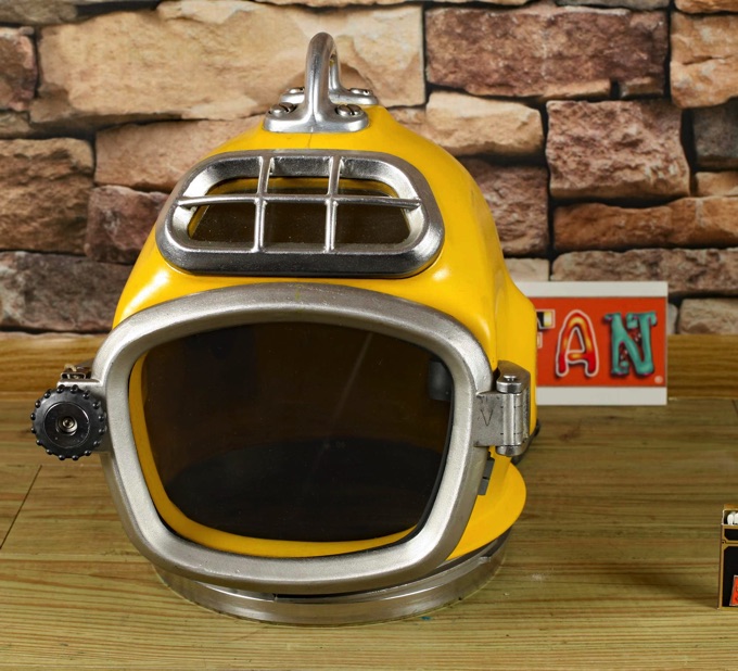 Taucherhelm Dräger DM 220 Helmtaucher Helm deep sea diving helmet Draeger DM220 8