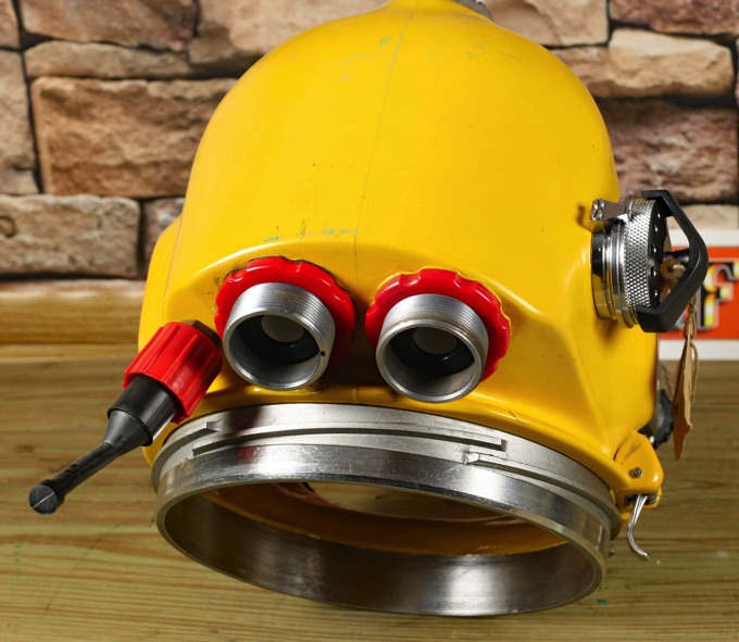 Taucherhelm Dräger DM 220 Helmtaucher Helm deep sea diving helmet Draeger DM220 8