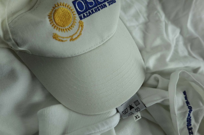 OSCE Shirt Cappy Staatsgeschenk Kasachstan