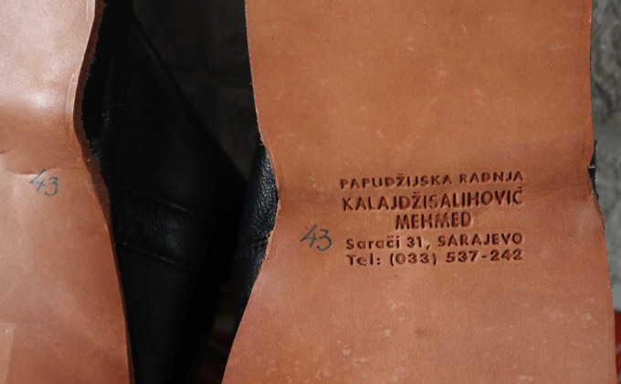 Slipper 43 Kalajdzisalihovic Sarajevo Staatsgeschenk
