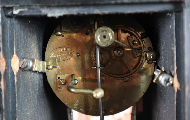Conrad Felsing Pendule Uhr Berlin Schildpatt Boulle