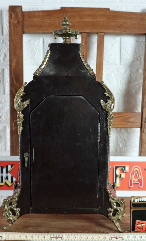 Pendule Uhr antik Schildpatt Boulle