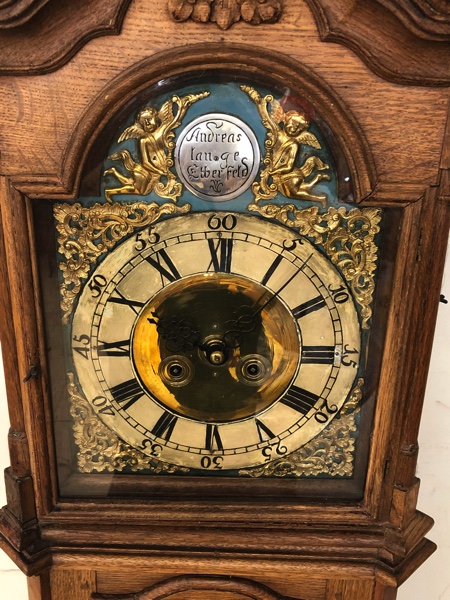 Standuhr antik Comtoise Andreas Lange Lübberfeld