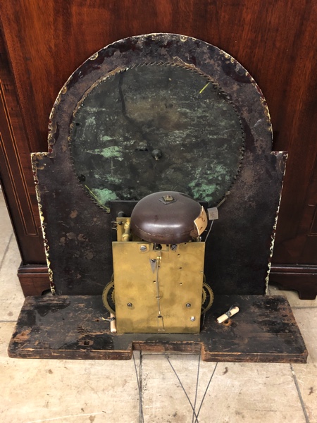 Standuhr antik grandfather clock England Huge Knight Stone