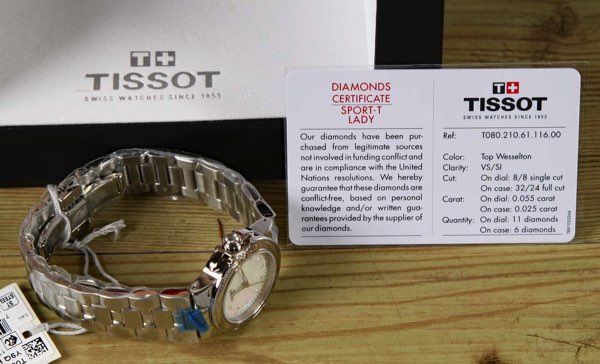 Tissot Damen Armbanduhr neu