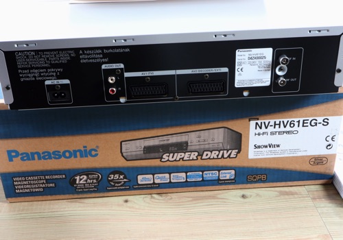 Panasonic Videorekorder neu VHS NV HV61EG S