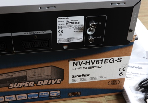 Panasonic Videorekorder neu VHS NV HV61EG S
