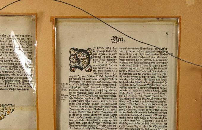 Kupferstich Metz Blaeu Territorium Metense Landkarte