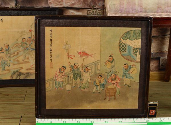 Asiatika Aquarell antik Umkreis Chien Hui An 1
