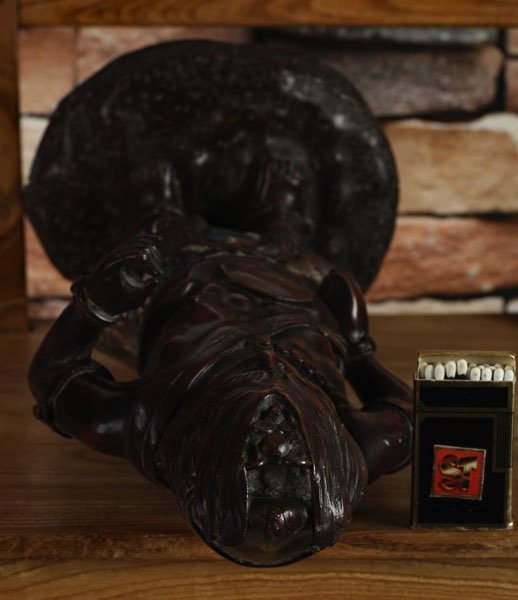Asiatika Bronze Figur Cloisonne Tracht