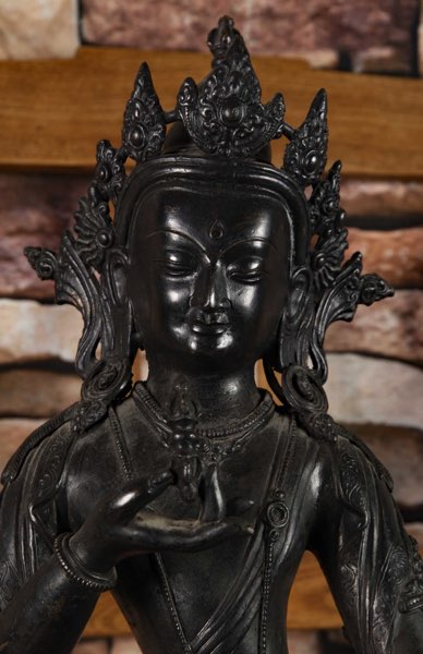 Asiatika Buddha Bronze antik Tara China Tibet