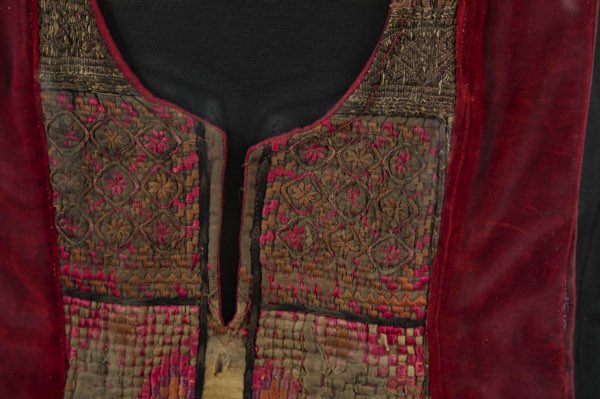 Asiatika Kleidung antik Weste Umhang Indien