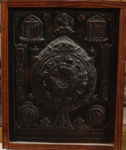 Asiatike Bronze Relief Sternzeichen