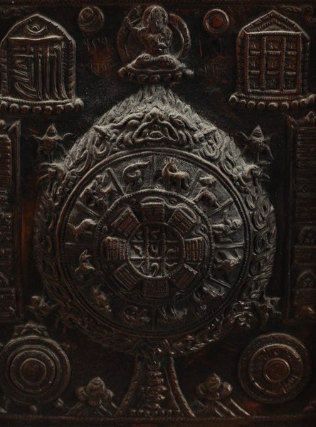 Asiatike Bronze Relief Sternzeichen