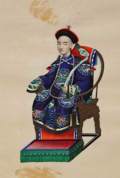 Malerei Reispapier China antik Asiatika