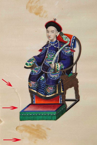 Malerei Reispapier China antik Asiatika