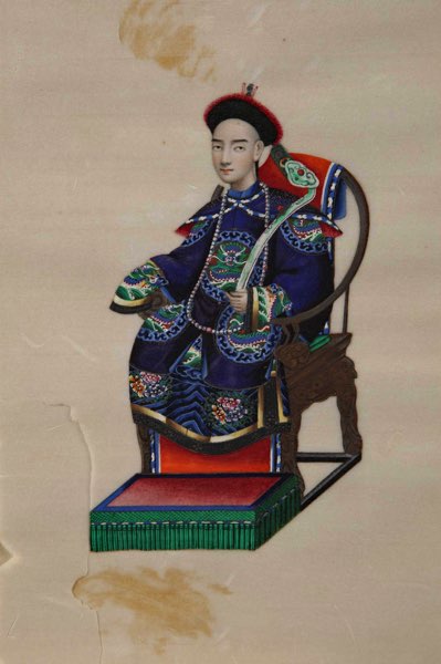 Malerei Reispapier China antik Asiatika
