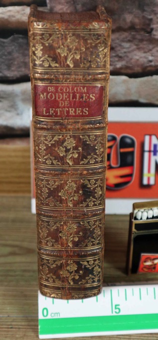 Buch Modelles de Lettres 1764 antik