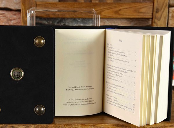 Faksimile Buch Gebetbuch Markgräfin Brandenburg