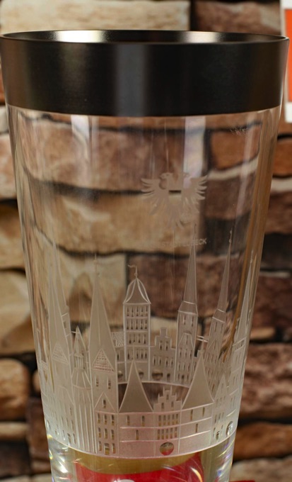 Carl Rotter Lübeck Vase Glas