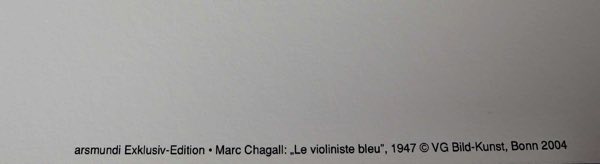 Marc Chagall ars mundi Grafik