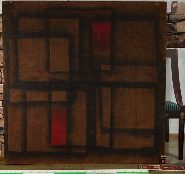 Albers antikes Ölgemälde Quadrate