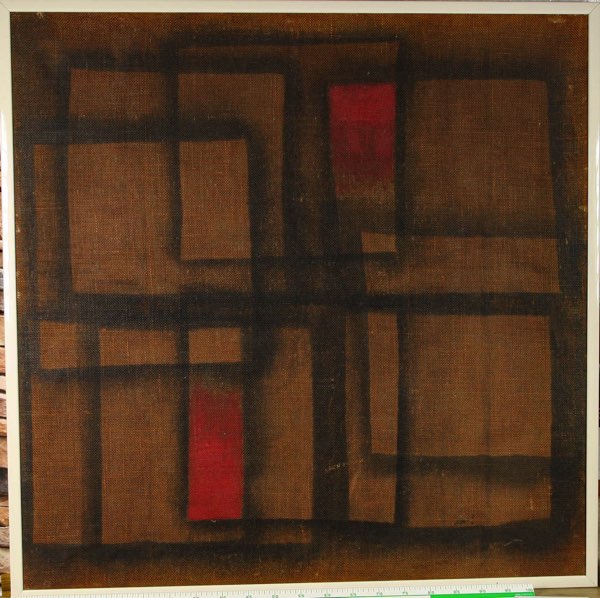 Albers antikes Ölgemälde Quadrate